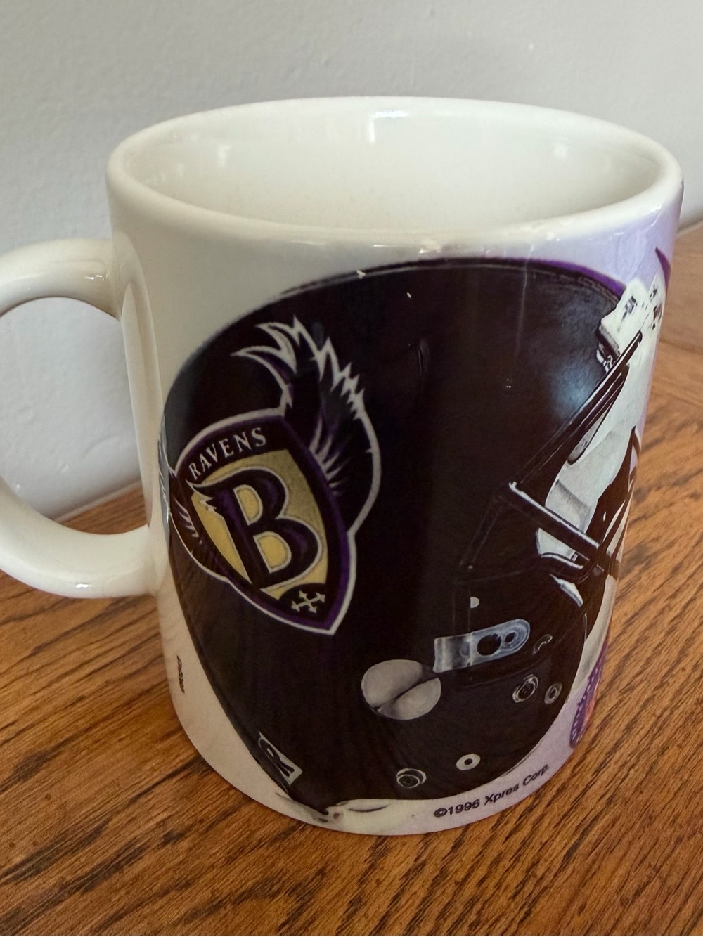 NFL 1996 Baltimore Ravens Black Ceramic Coffee Mug - Football